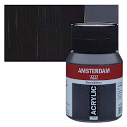 Amsterdam Standard Series Acrylic - Payne's Gray, 500 ml bottle and swatch
