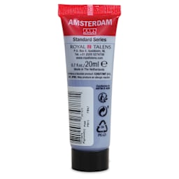 Amsterdam Standard Series Acrylic - Grayish Blue, 20 ml Tube back