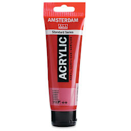 Amsterdam Standard Series Acrylic - Carmine, 120 ml tube