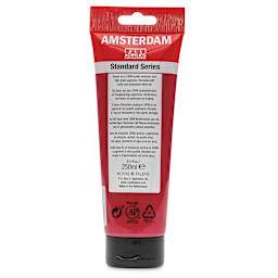 Amsterdam Standard Series Acrylic - Carmine, 250 ml Tube back