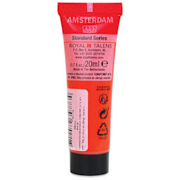 Amsterdam Standard Series Acrylic - Naphthol Red Light, 20 ml Tube back