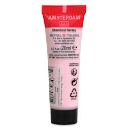 Amsterdam Standard Series Acrylic - Light Rose, 20 ml Tube back