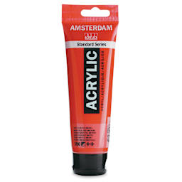 Amsterdam Standard Series Acrylic - Naphthol Red Medium, 120 ml tube