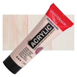 Amsterdam Standard Series Acrylic - Pearl Red, 20 ml Tube and swatch