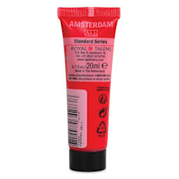 Amsterdam Standard Series Acrylic - Pyrrole Red, 20 ml Tube back