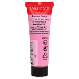 Amsterdam Standard Series Acrylic - Quinacridone Rose Light, 20 ml Tube back