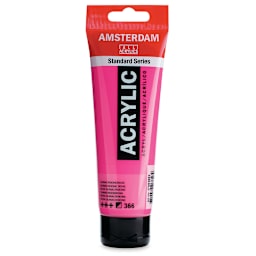 Amsterdam Standard Series Acrylic - Quinacridone Rose, 120 ml Tube