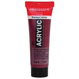 Amsterdam Standard Series Acrylic - Permanent Red Violet, 20 ml Tube