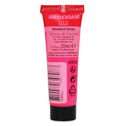 Amsterdam Standard Series Acrylic - Reflex Rose, 20 ml Tube back
