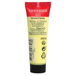 Amsterdam Standard Series Acrylic - Permanent Lemon Yellow Light, 20 ml Tube back