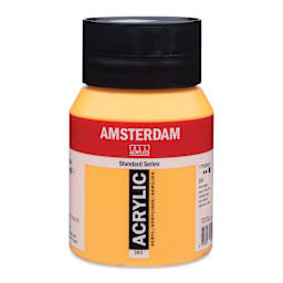 Amsterdam Standard Series Acrylic - Gold Yellow, 500 ml bottle