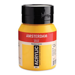 Amsterdam Standard Series Acrylic - Azo Yellow Medium, 500 ml bottle