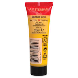 Amsterdam Standard Series Acrylic - Azo Yellow Medium, 20 ml Tube back