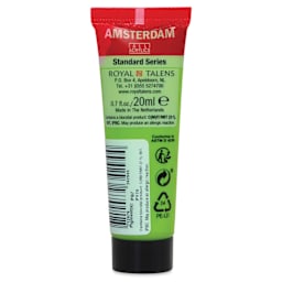 Amsterdam Standard Series Acrylic - Yellowish Green, 20 ml Tube back