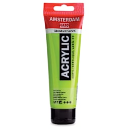 Amsterdam Standard Series Acrylic - Yellowish Green, 120 ml Tube