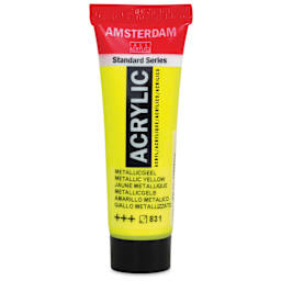 Amsterdam Standard Series Acrylic - Metallic Yellow, 20 ml Tube