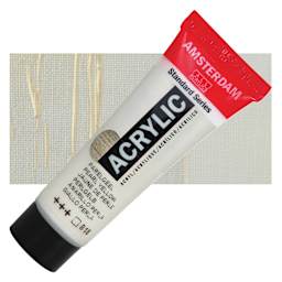 Amsterdam Standard Series Acrylic - Pearl Yellow, 20 ml Tube and swatch