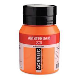 Amsterdam Standard Series Acrylic - Azo Orange, 500 ml bottle