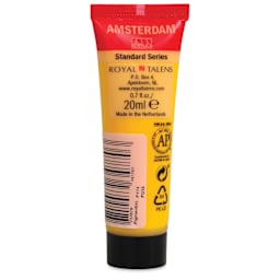 Amsterdam Standard Series Acrylic - Azo Yellow Deep, 20 ml Tube back