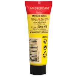 Amsterdam Standard Series Acrylic - Azo Yellow Light, 20 ml Tube back