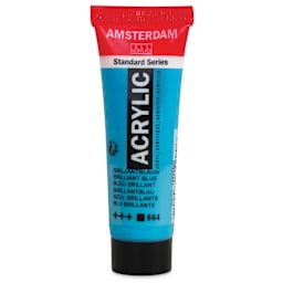 Amsterdam Standard Series Acrylic - Brilliant Blue, 20 ml Tube