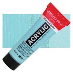 Amsterdam Standard Series Acrylic - Sky Blue Light, 20 ml Tube and swatch
