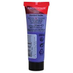 Amsterdam Standard Series Acrylic - Cobalt Blue Ultramarine, 20 ml Tube back