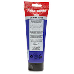 Amsterdam Standard Series Acrylic - Ultramarine, 250 ml Tube back