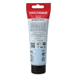 Amsterdam - Ultramarine Light, 120 ml tube, back