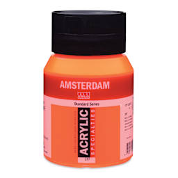 Amsterdam Standard Series Acrylic - Reflex Orange, 500 ml bottle