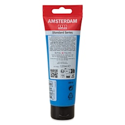 Amsterdam - Metallic Blue, 120 ml tube, back