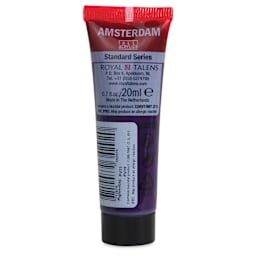 Amsterdam Standard Series Acrylic - Permanent Blue Violet, 20 ml Tube back