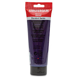 Amsterdam Standard Series Acrylic - Permanent Blue Violet, 250 ml Tube back