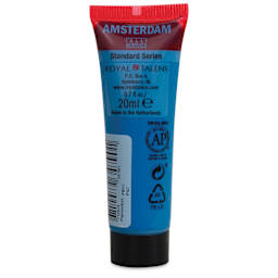 Amsterdam Standard Series Acrylic - Manganese Blue Phthalo, 20 ml Tube back
