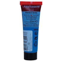 Amsterdam Standard Series Acrylic - Primary Cyan, 20 ml Tube back