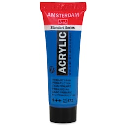Amsterdam Standard Series Acrylic - Primary Cyan, 20 ml Tube