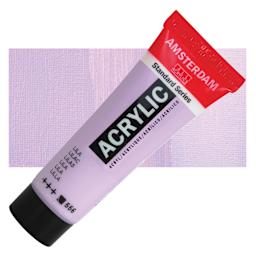 Amsterdam Standard Series Acrylic - Lilac, 20 ml Tube and swatch
