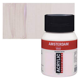 Amsterdam Standard Series Acrylic - Pearl Violet, 500 ml bottle and swatch