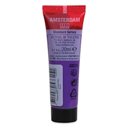 Amsterdam Standard Series Acrylic - Metallic Violet, 20 ml Tube back