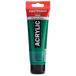 Amsterdam Standard Series Acrylic - Permanent Green Deep, 120 ml Tube