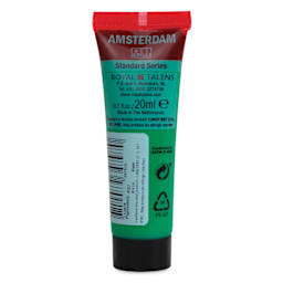 Amsterdam Standard Series Acrylic - Emerald Green, 20 ml Tube back
