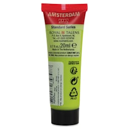Amsterdam Standard Series Acrylic - Olive Green Light, 20 ml Tube back