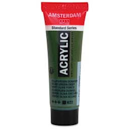 Amsterdam Standard Series Acrylic - Olive Green Deep, 20 ml Tube