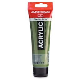 Amsterdam Standard Series Acrylic - Olive Green Deep, 120 ml Tube