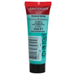 Amsterdam Standard Series Acrylic - Turquoise Green, 20 ml Tube back