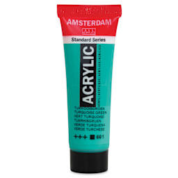 Amsterdam Standard Series Acrylic - Turquoise Green, 20 ml Tube