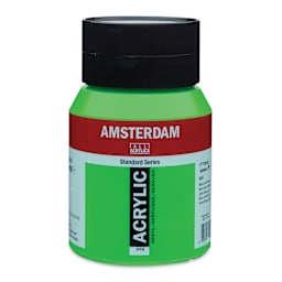 Amsterdam Standard Series Acrylic - Brilliant Green, 500 ml bottle