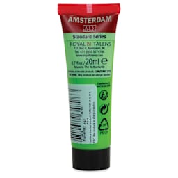 Amsterdam Standard Series Acrylic - Brilliant Green, 20 ml Tube back