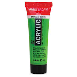 Amsterdam Standard Series Acrylic - Brilliant Green, 20 ml Tube