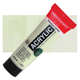 Amsterdam Standard Series Acrylic - Pearl Green, 20 ml Tube and swatch